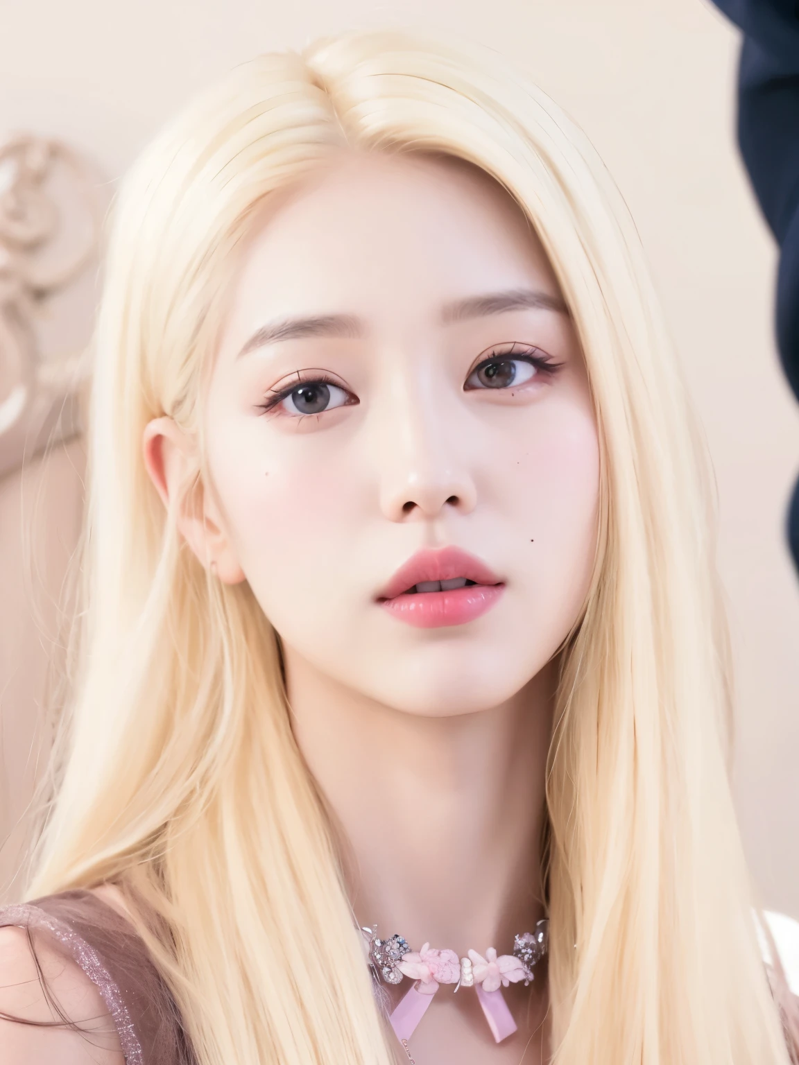 a close up of a woman with a hair comb in a room, lalisa manobal, Jinyoung Canela, Jaeyeon Nam, popular south Korean makeup, ulzzang, Heonhwa Choe, wan adorable korean face, popular korean makeup, Parque Ji-min, Lee Ji - Eun, Lee Ji-eun, sun yunjoo, Hwang SE - EM