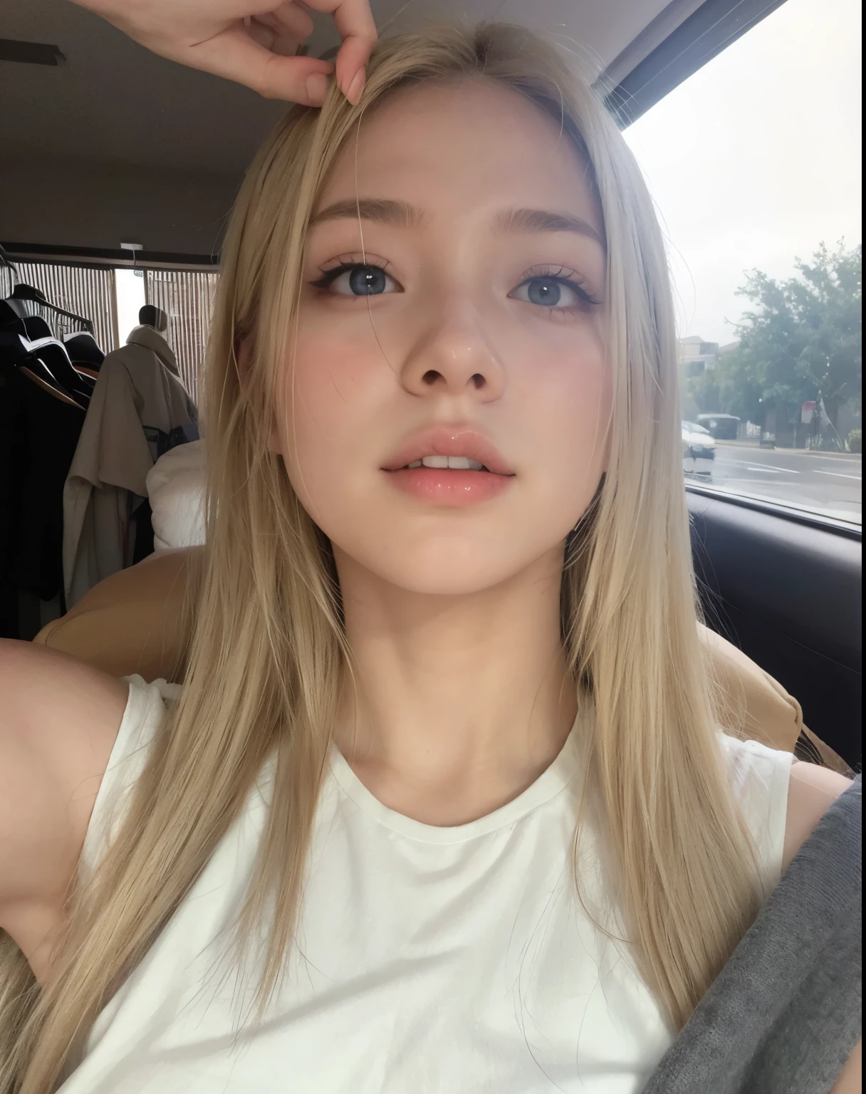 blonde woman
