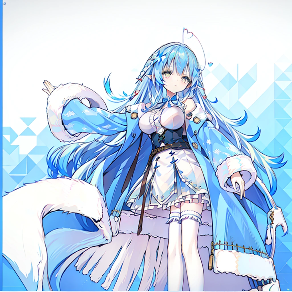 Cute anime girl in beautiful clothes, Azure Lane style,anime goddess,Anime style 4k, Perfect body, Perfect big breasts,((best quality, 8K, masterpiece :1.3)),White，((best quality, 8K, masterpiece :1.3)),anime stlye,character design,full body,outfit design,cute, royal