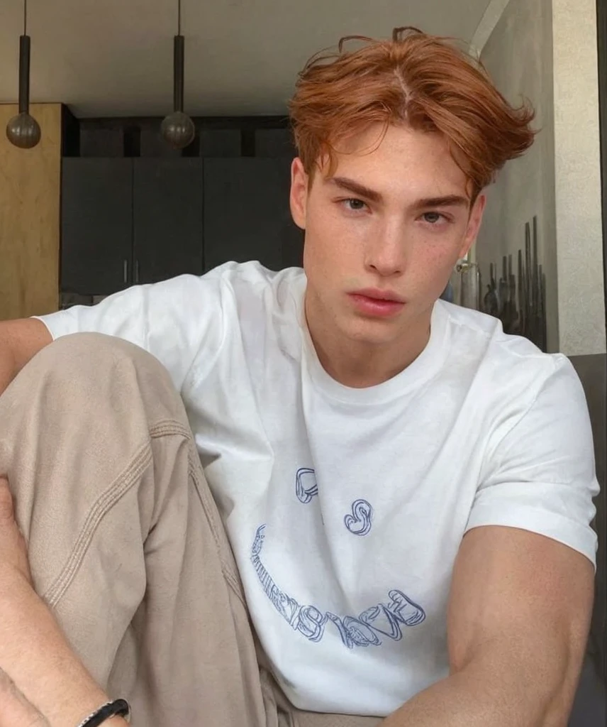 Realism smooth skin man