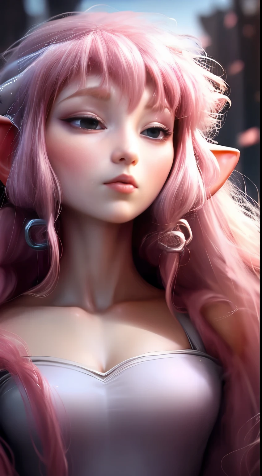 Elfgirl (rose quartz SU-elsa frozen Disney Tinker waifu mezclando modelos .) (ultra fUSION of white and pink hair) Highly detailed CG unity 8k wallpaper, style shot, complex, High detail, dramatic, highest quality movie still image, Very detailed, masterpiece, Best Quality, character design, elsa, elsa from frozen,fusión Diamante Rosa (( dark style)), realistic and ultra detailed rendering style, natural light, sharp character design, (hard focus, 8k), (((Natural skin texture))), 8k textures, soft cinematic lighting, Adobe Lightroom, dark room, HdR, sophisticated, elegant, rich detail, Sharp focus appearance) )), calming tones, frenesí de detalles, intricate detail, Super detail, low contrast, Soft film Lighting, Muted colors, Exposure Mix, HdR, Desteñir, 35mm, f/1.4, THEY ARE LIKE THIS, f16, 25 sec.