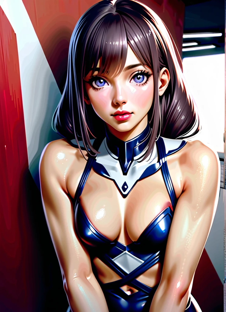 {{{{nsfw}}}}beautiful detailed eyes{{{{{makinami mari illustrious, Evangelion}}}}realistic,realistic,pubic hair,