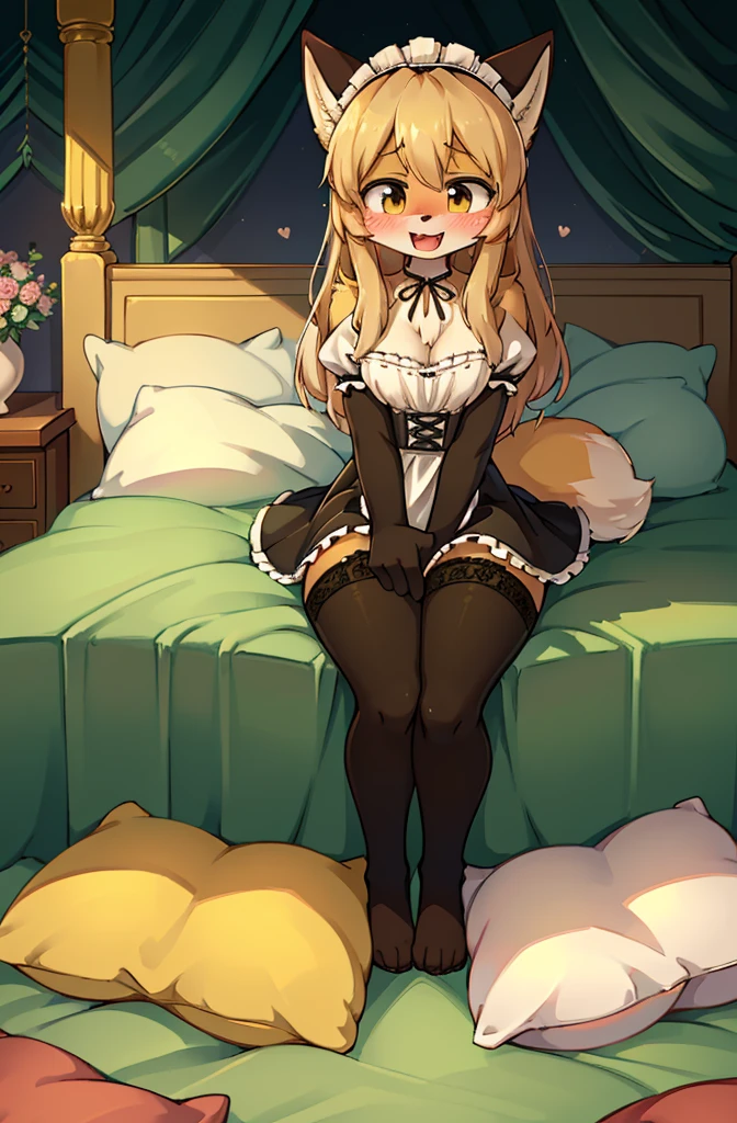(masterpiece,best quality),mine, The Beast, , (Light and shadow suitable for any Pillow background)), Cute girl in maid costume posing on Pillow, Maid costume,White,nature,, (blush),a smile,Pillow,(Lots of Pillow),Soft cushion,(canopy bed),(Pillow),Lots of Pillow,(Friction in the crotch),((Pillow Hump)),(A tail),(Around the protagonist),steam,(Pillow),(Luxury Pillow),(Palace Pillow Pattern Pillow),(palace),(Palace bedroom),(Gorgeous Pattern Pillow),Soft Pillow,,(Classical European style bedroom ),(excited,shy person,Lack of expressiveness,),pillow hump,Fox Girl,(Deluxe Rococo Canopy King Bed),Luxurious curtains with ornate ruffles and ribbons hang around the large bed.,((((The bed is piled with many Pillows)))),Quilt details,Detailed bed linen,Ruffled Bed Skirt,Deep Bed,Background with depth,((Pillow in detail)), ((((A Lot of Pillow)))),,,Detailed Soft Pillow,,((女孩正躺在许多Soft Pillow上,There are many Pillows around)),、、In a large canopy bed、Soft sheets and quilts、Colorful soft Pillow、Lots of Ruffled Pillows and Ruffled Bed Skirts、Soft toned bed、Ruffled curtains around the bed.。Delicate face,(Gorgeous pattern pillow),Soft pillows,,(Classical European style bedroom ),(excited,Opened his mouth,Shy,),ifox girl,Lace pantyhose,(peeing,urine)