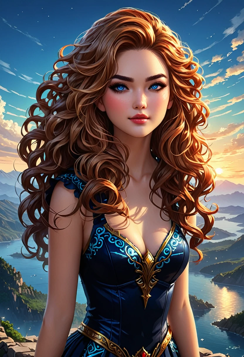 Beautiful boho woman with hair that is coarse, wiry, and tightly curled. It often has a rough texture, feels stiff to the touch, and may be prone to frizz and tangling. The curls can be densely packed. . The Official Art – An Award-Winning Digital Masterpiece In 4K Ultra HD, Extreme Detail And Intricate Realism. This Concept Art Brought To Life By The Hands Of Artists Like Wlop & Artgerm In A Stunning 2D Vector Illustration. Paige Renee Spiranac. LArge, perky, full, well shaped pleasing breasts. Background is a panoramic vista.
