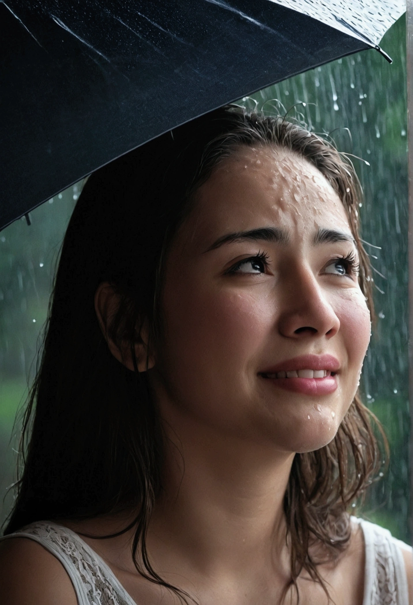 Under the rain I walk and I don&#39;t know why I only know that it is not the first or last time in which here with a cloudy heart waiting to hear your voice I feel shivering my whole body lies plays its role in making me lose myself in the memory of yesterday, sad past I find myself alone overwhelmed although I know you are here I do not feel you by my side, It&#39;s hard to look at your closed eyes, knowing that the breath of life is gone, it&#39;s taken me down., I&#39;m not used to touching your cold skin and seeing your dry lips and all because of me., I am overwhelmed by fear because your warmth is gone. I will no longer see the smile that eased the pain and it is sad to contemplate that dim light that pierces my heartbeat and makes everything mix, eclipsing this atmosphere in which everyone surrounds you. I leave sad crying while today it rains, 1 adult woman, 1 man crying