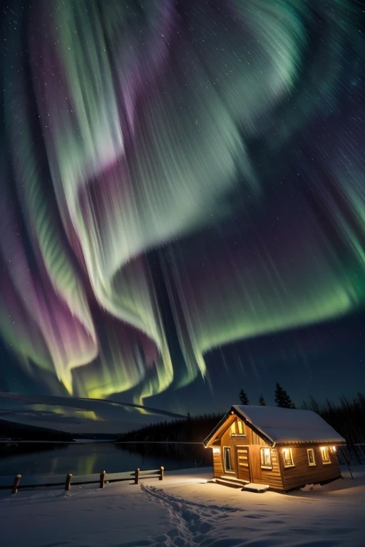 Perfect northern lights