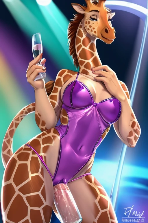 Giraffe stripper sex clothes