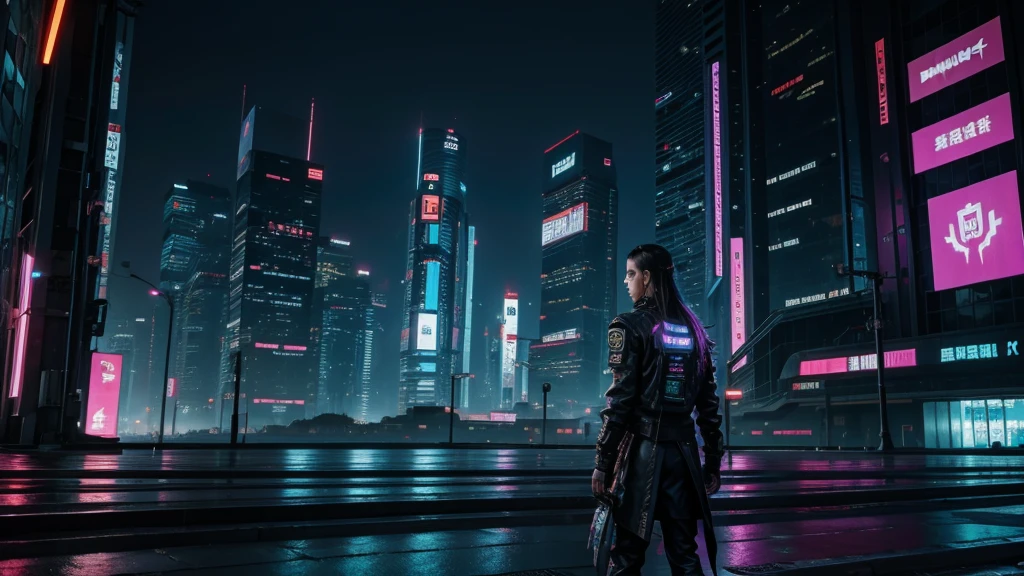 cyberpunk wall
