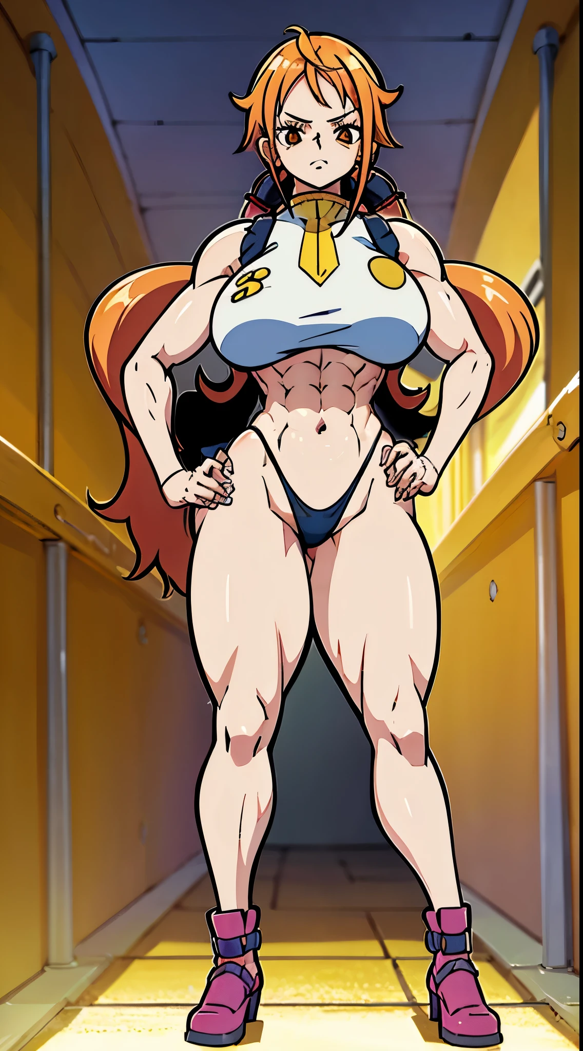 (((1 girl))), big breasts, a beautiful and cute lady, standing, (muscular ass), (thin waist), } , full body photo, (((Ichika Amasawa))) , white skin, red ribbons in her hair, (((bright yellow eyes))), good anatomy, perfect hands, (beautiful and perfect feathers and muscular), thin waist, muscular abdomen, black high heel shoes, (holding her breasts), standing, full body photo, (Hair color Magenta), Straight hair, (((twintail hair)) ), (golden yellow eyes), anime, minimalism, anime style, ray tracing, cinematic lighting, glow, JPEG artifacts, bright light, divine rays, backlight, symmetry, panorama , Sony FE, hard drive, Art-Prime, accurate, Anatomically correct, super detail, best quality, hard drive, high, 16k