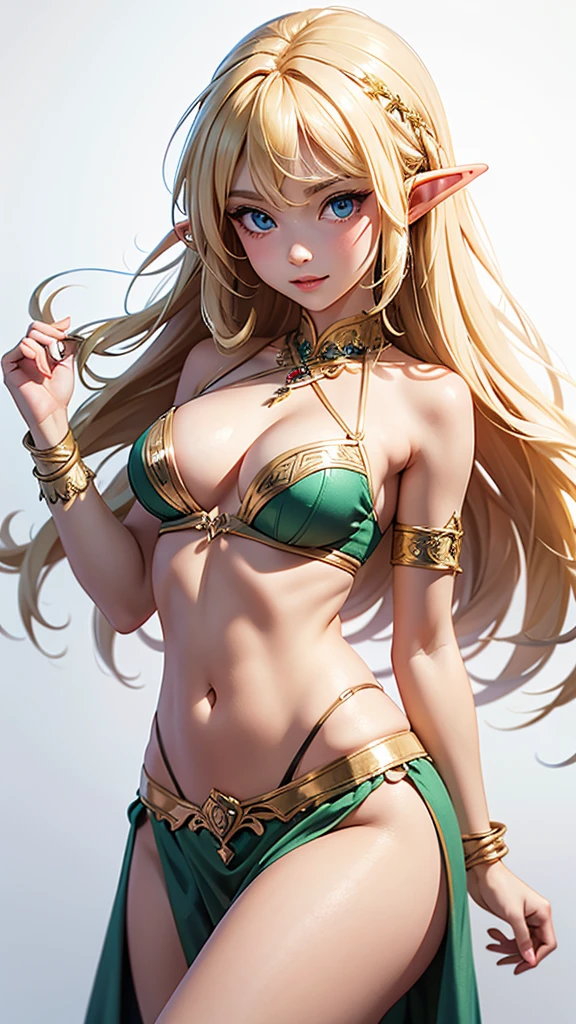 Blonde,Elf,Belly Dancer