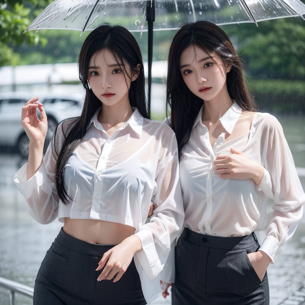 mini skirt、Hair getting wet in the rain、Transparent shirt、Beautiful woman getting wet in the rain、typhoon、Get wet without an umbrella、Beautiful woman in the rain、雨で濡れたBeautyOL、Detailed face、Realistic、beautiful girl、Beauty、Office Lady Uniform、beauty、Beautiful woman、Narrow waist、Handsome woman、Tight pants look、suit、Sexy pose、タイトなsuitパンツ、雨で濡れたsuit、Wet naked shirt、See-through shirt、Shot in heavy rain、Naked shirt