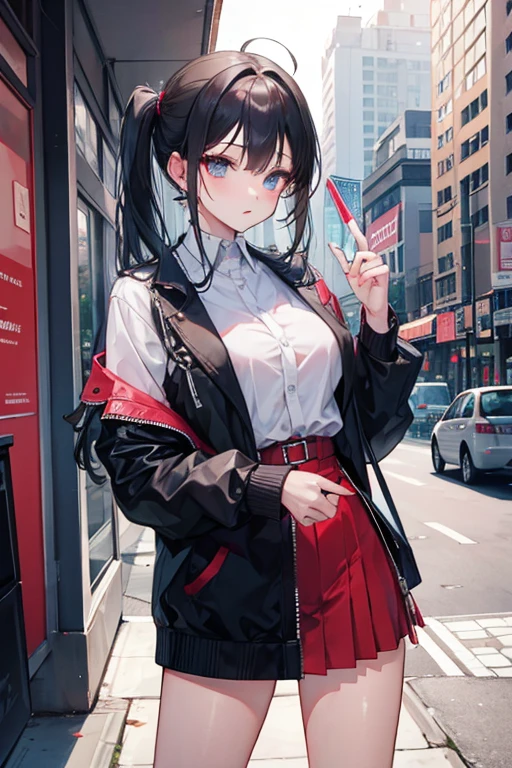 Young woman prostituting