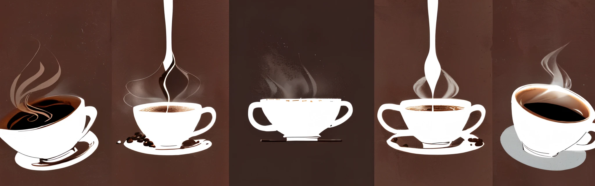 Coffee background design 