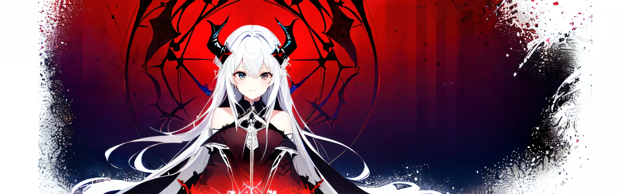 Satanic background design