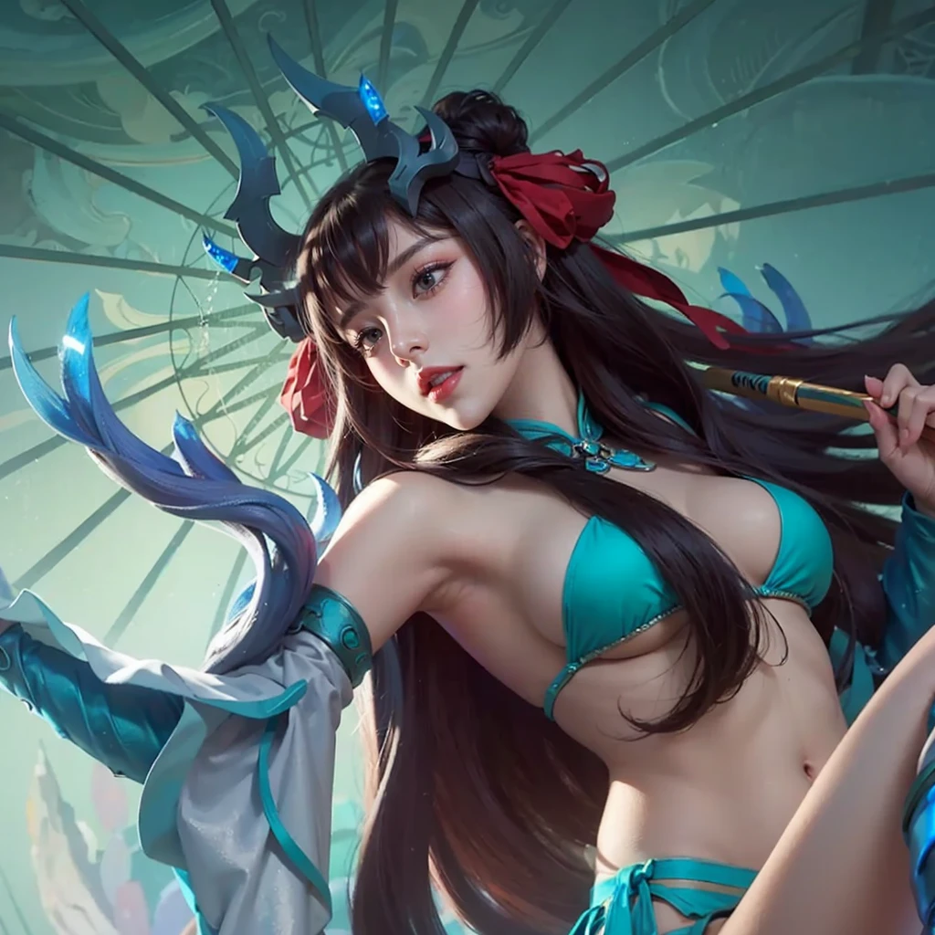 close up of a girl or woman (K-Pop idol), detailed hair , big booobs , shadowbringers cinematic, 4 k detail fantasy, a beautiful fantasy empress, game cg, xianxia fantasy, xianxia hero, 2. 5 d cgi anime fantasy artwork, cinematic goddess close shot, ruan jia and artgerm, wow 4 k detail fantasy, hyper-detailed fantasy character, high definition, hyper- detailed,perfect, fantastic, detailed facial and body skin texture, detail vagina (pussy), detail eyes, detailed everything, hyper realistic.