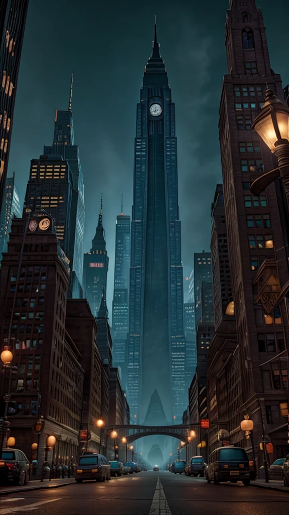 Gotham City without people