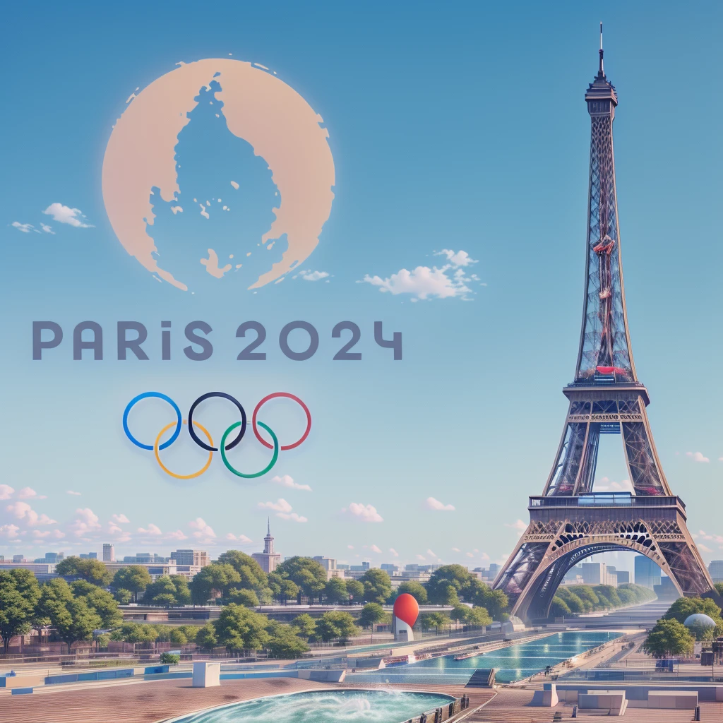 a closeup of a fountain in front of the eiffel tower, 2 0 2 4, 2024, photo of the olympic games, 2024, photo the 2022, France, 2024, 2 0 2 4, Paris, 2 0 2 4 photos, Olympic Games, concept art 2024