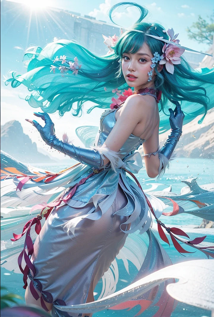 close up of a girl or woman (K-Pop idol), detailed hair , big booobs , shadowbringers cinematic, 4 k detail fantasy, a beautiful fantasy empress, game cg, xianxia fantasy, xianxia hero, 2. 5 d cgi anime fantasy artwork, cinematic goddess close shot, ruan jia and artgerm, wow 4 k detail fantasy, hyper-detailed fantasy character, high definition, hyper- detailed,perfect, fantastic, detailed facial and body skin texture, detail vagina (pussy), detail eyes, detailed everything, hyper realistic.