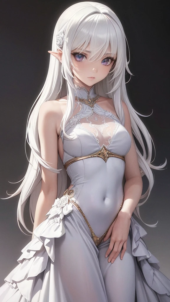 One girl, Long Hair、White Hair、Silver Hair.ギザギザなteeth.
Princess Teresa,White skin, large breasts, Pointy Ears, Blushing, masterpiece, とてもLong Hair, Gray Hair, Sparkle Effect, Background blur, Lady wearing a white dress、Princess Teresaは幽霊でギザギザなteethを持つ舌の長い巨胸な令嬢です。poses shyly with tongue out、White wax skin、Pale background、Dark room bed tongue, teeth, Sticking out tongue, Red colored eyes, saliva, Blue Mouth、Inky、Lens flare, masterpiece, Gaze, Bangs between the eyes, Female monster
