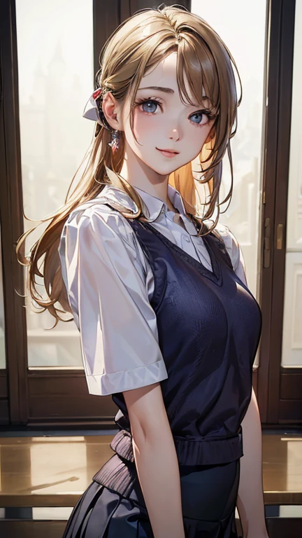 As it is,((16K, masterpiece, RAW Photos, Highest quality,Ultra-high resolution, Realistic, Highly detailed CG integrated in 16K)), 8k, diamond, wallpaper, Written boundary depth,Beautiful Face:1.4. Cinematic Light,smile,(Detailed face),Beautiful woman