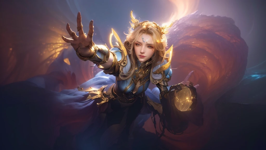 masterpiece, best quality, (extremely detailed CG unity 8k wallpaper), (best quality), (best illustration), (best shadow), absurdres, realistic lighting, (Abyss), beautiful detailed glow, art by PeterMohrBacher,