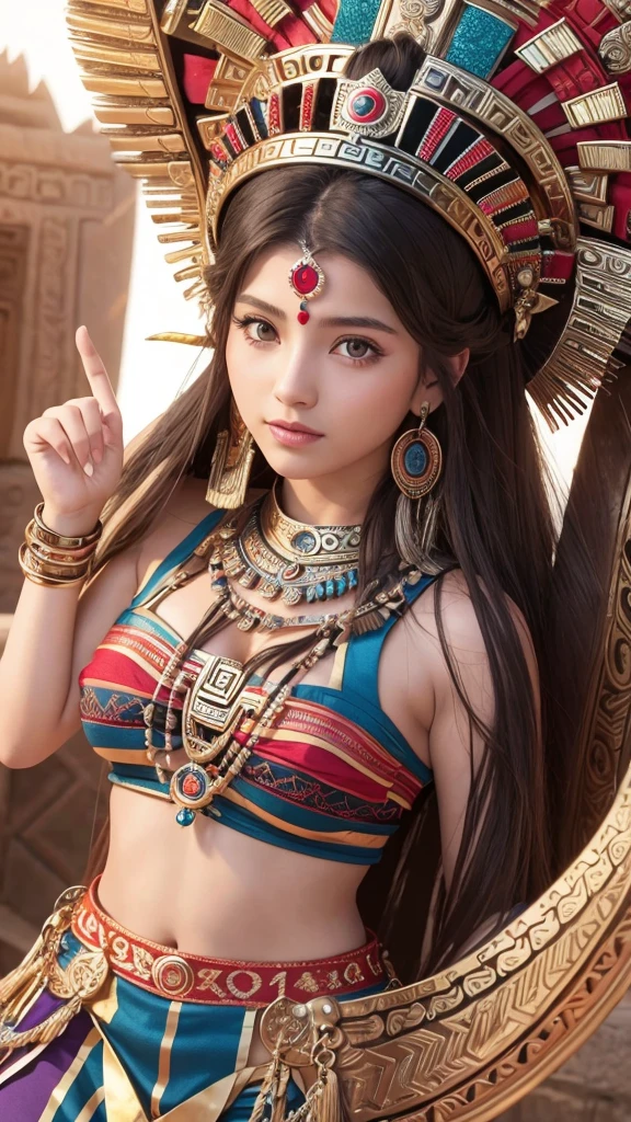 very beautiful aztec goddess