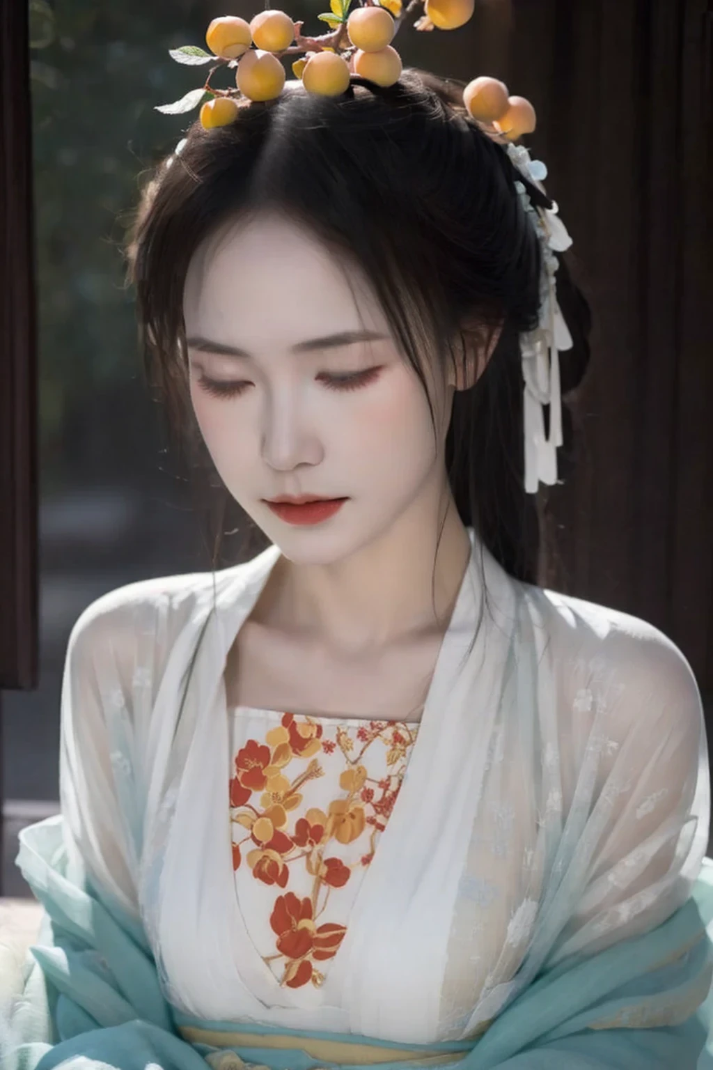 apricot，Apricot，Branches，头上长着Apricot