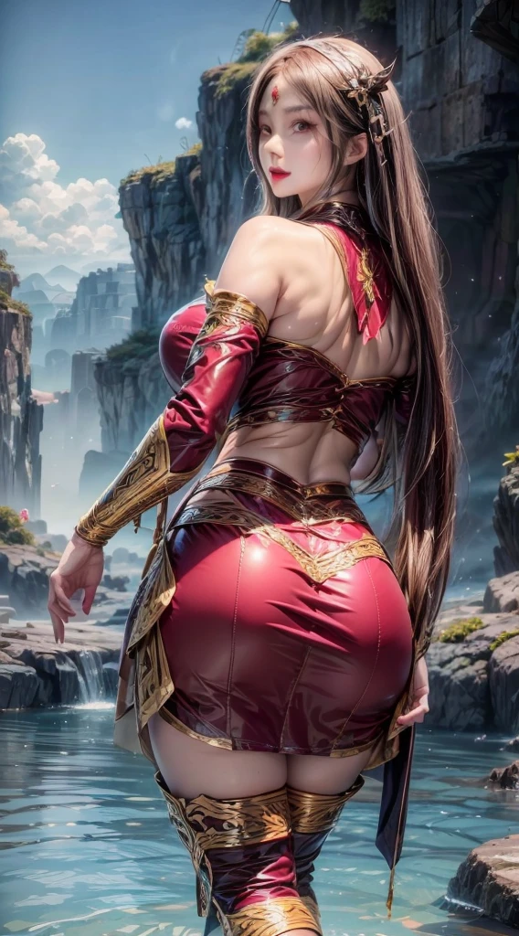 Practical, 1gril, Per HD, 12K, Wearing Allstars shoes, slim, Larger size, Six-pack abs, Big and round breasts, no clothing, Beautiful breasts, Looking at the camera, Sitting on the sofa, Black long hair, 面部detail, Detailed personnel, 身体detail, 服装detail, 头发detail, 身体detail, 身体detail, 乳房detail, detail, clothing, 眼睛detail, 汗水detail, 水detail, posture (Knee bending，) whole body，((highest quality)), ((masterpiece)), (be familiar with), Yumi Kazama、mature woman、((Highly detailed big eyes)),((Upper body from the waist up)),very beautiful face、((Beautiful perfect face:1.2))、perfect makeup、((Saggy big breasts:1.2))、smile、(((dress)))