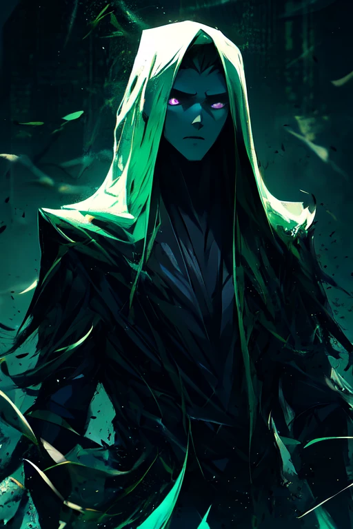 Dark женщина with pale skin, dark green magic, Perfect color combination, постер фильма
