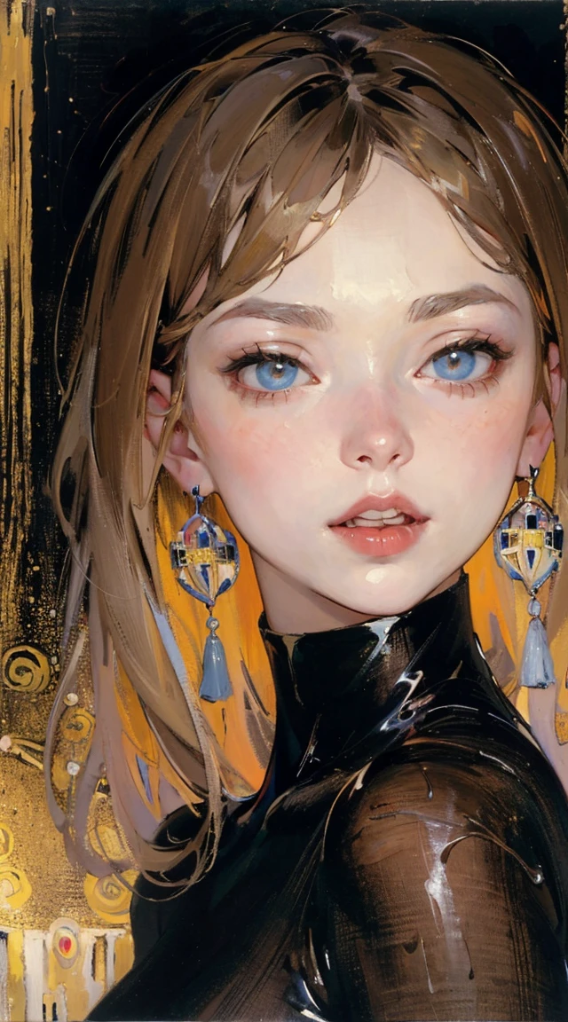 the sailor moon, Sailor Moon style, Beautiful, moon princess, blond-haired princess, portrait of magical girl, woman,20-year-old,,city,night,((white tight miniskirt bodysuit)),(Harada Makoto),open mouth smile,(((See-through))),((bionde)),long hair ((Realistic lighting, optimal quality, 8k, masterpaintings:1.3)),( sharp focus:1.2), Girl Huge breasts, (Beautiful Women with Perfect Figure:1.4),Close-up strengthened,Slim:1.1, ((long and dark brown hair)),((length hair)) ,((ringlets)),(red-white qipao:1.4),(exteriors,during night:1.1),urban street,High-rise buildings and deep alleys,Ultra-fine face,Fine eyes,Double eyelids,Close up of Mono Color,weight,NSFW,Upper body,A nude devil woman with a black and white body stocking dress holding a red lip stick,Satan,succubi,eBlue eyes,Clothes detailed patterns,lacivious pose,spread legitimacy,Detailed Gothic background,dark fantasy background,Inspired by Robert McGinnis, Inspired by Gretel Stern, Takato Yamamoto’s style, Guido Crepax, Guido Crepax-style, Amano, Vanya Zoravlev, inspired by Leonor Fini, Nagao Hidege, Inspired by Takato Yamamoto.Inspired by Klimt and Mucha. beautidful eyes, beautiful detailed lips, Extremely detailed eyes and face, Long eyelash quality:1.2), ultra - detailed, (actual:1.37), oil painted, Color contrast, A high resolution, Black and white dress, red lip stick, Inspired by Robert McGinnis, Inspired by Gretel Stern, Yamamoto Takashi style, Guido Crepax style, Amano-inspired, Vanya Zoravlev-inspired, Leonor Fini'of inspiration, Nagao Hidege-inspired, Inspired by Takato Yamamoto, vibrant with colors, dramatic lights, eye-catching composition, fun atmosphere, Feminine elegance.Faki,oil painted,Impresionismo