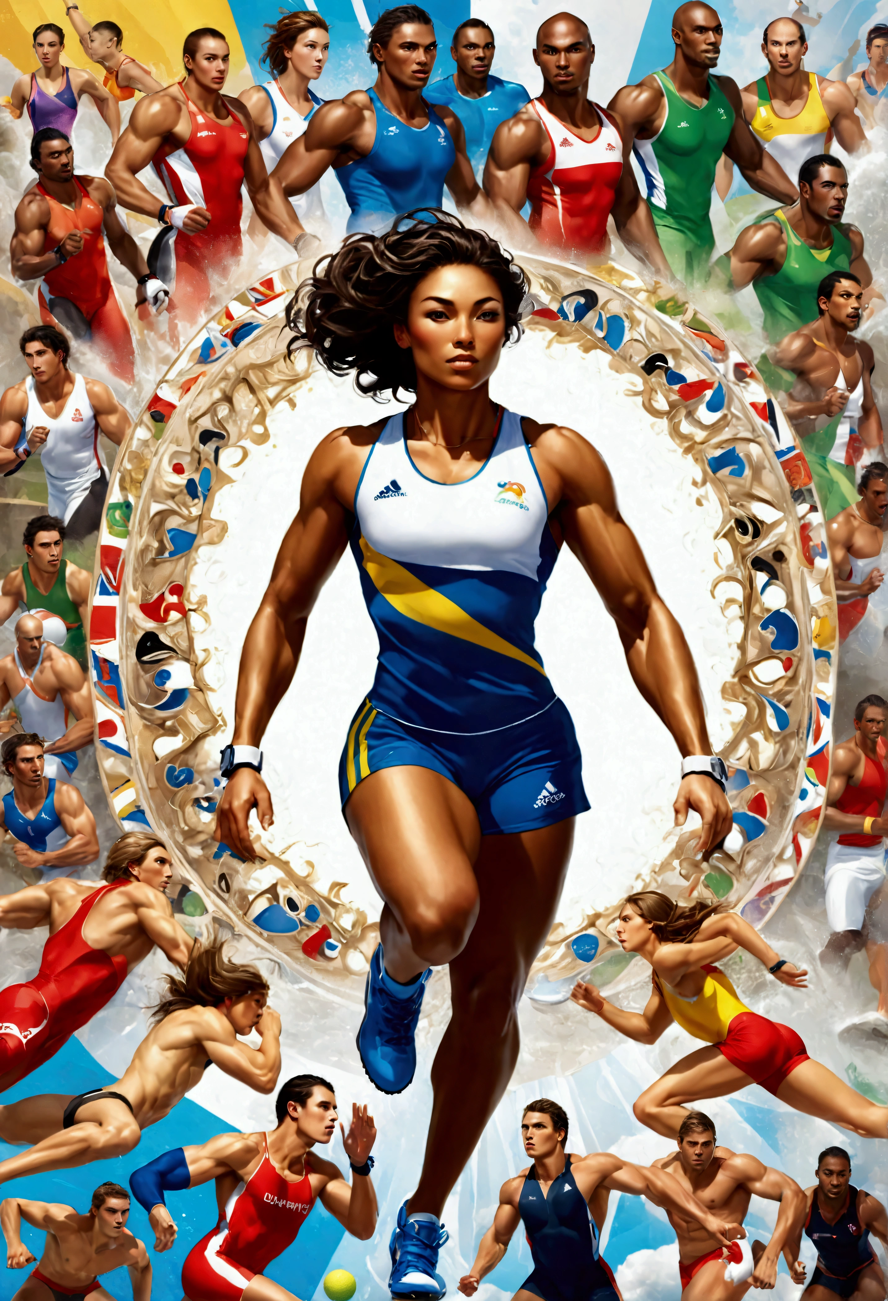 
(commercial poster of Olympic:1.5),quality\(masterpiece, best quality,8k,wallpaper of extremely detailed CG unit,hight resolution,top-quality,top-quality real texture skin,hyper realisitic,increase the resolution,RAW photos,best qualtiy,highly detailed,the wallpaper\), BREAK ,olympic athletes\(ATHLETICS,BASKETBALL,BOXING,CYCLING,FOOTBALL,GOLF,JUDO,MARATHON,RUGBY,SKATEBOARDING,SPORT CLIMBING,SURFING,SWIMMING,VOLLEYBALL,WRESTLING\),(showcase of the athletes:1.3),many human race,many nationality,(muscular),(full body:1.3),dynamic pose,(dynamic angle), BREAK ,background\((logo\(olympic\):1.3),simple, powerful, energetic, impressive\),(from above:1.6),longshot, isometric view