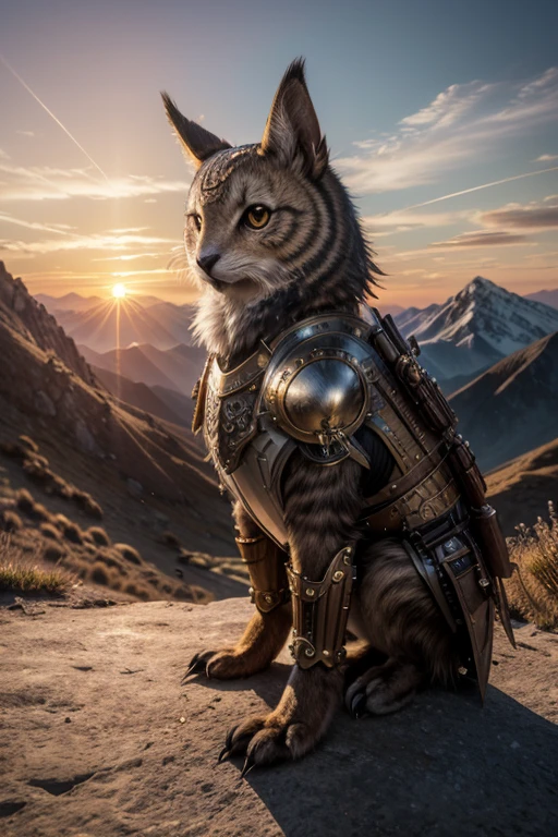 "A eowl", gah'hoole eowl style, steampunk style armour, in house, on mountain, at golden hour, sunset reflects in armour, ligjt and shadows, cinematic illumination, ultra realistic.
illustration style, 3d rendering, 4k resolution, master piece, great design, vibrant.