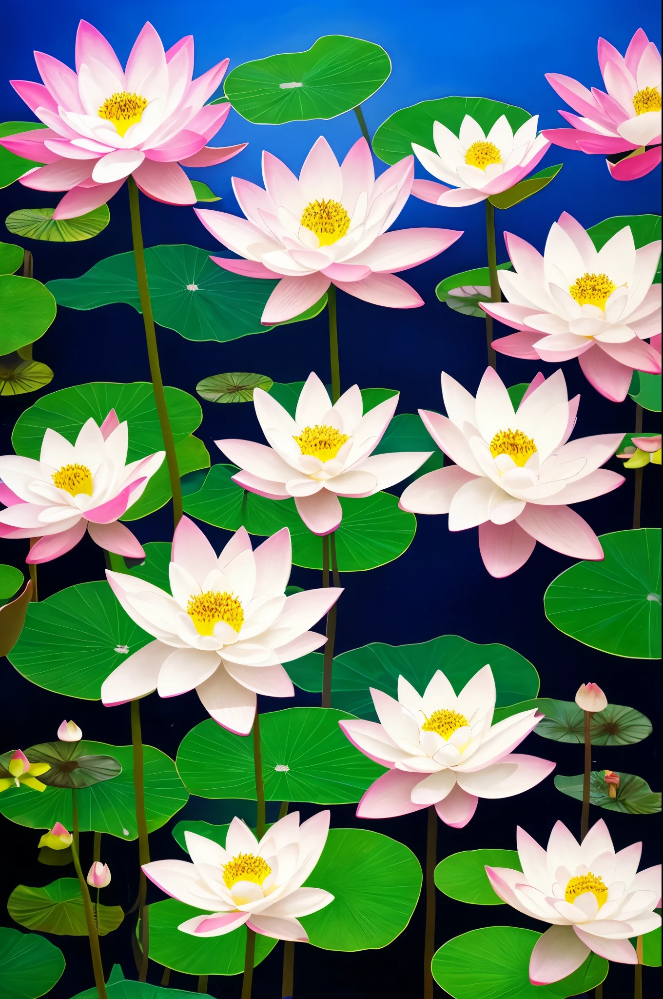 there are many white flowers that are glowing in the dark, an airbrush painting by Li Song, tumblr, psychedelic art, beautiful flowers and crystals, glowing flowers, beautiful!!! digital art, magical flowers, luminous flowers, surreal waiizi flowers, with lotus flowers, magical colorful flowers, beautiful depiction, ethereal!!! ultra realistic, glowing delicate flower, lotus flowers