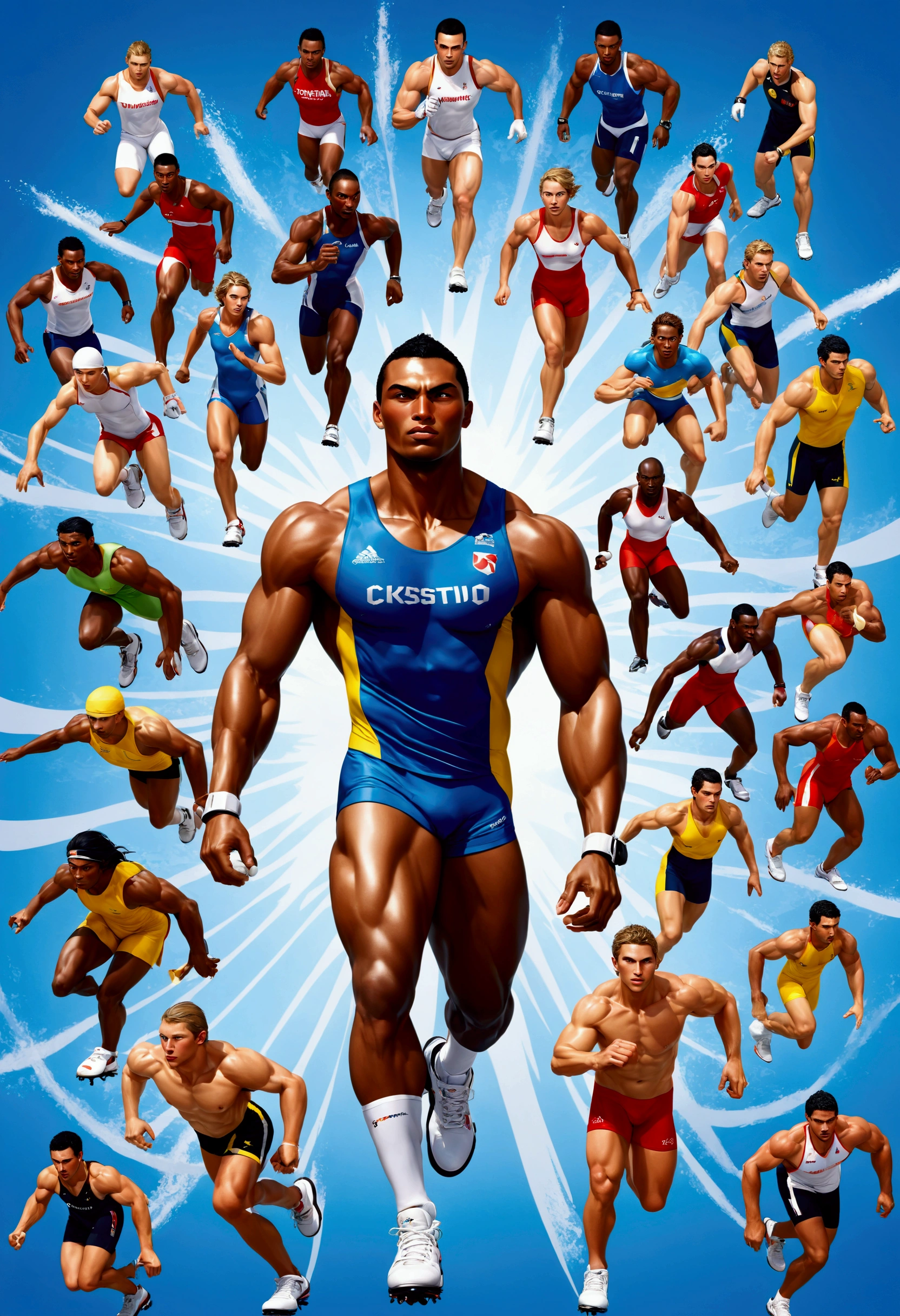 
(commercial poster of Olympic:1.5),quality\(masterpiece, best quality,8k,wallpaper of extremely detailed CG unit,hight resolution,top-quality,top-quality real texture skin,hyper realisitic,increase the resolution,RAW photos,best qualtiy,highly detailed,the wallpaper\), BREAK ,olympic athletes\(ATHLETICS,BASKETBALL,BOXING,CYCLING,FOOTBALL,GOLF,JUDO,MARATHON,RUGBY,SKATEBOARDING,SPORT CLIMBING,SURFING,SWIMMING,VOLLEYBALL,WRESTLING\),(showcase of the athletes:1.3),many human race,many nationality,(muscular),(full body:1.3),dynamic pose,(dynamic angle), BREAK ,background\((logo\(olympic\):1.3),simple, powerful, energetic, impressive\),(from above:1.6),longshot, isometric view