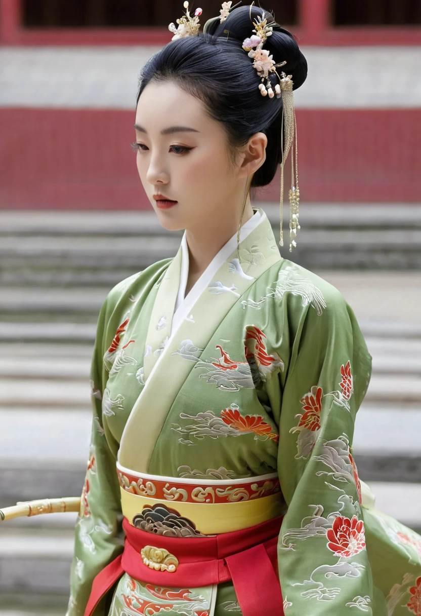 Les gens vus de face
Une impératrice de 30 ans à la cour chinoise de la dynastie Qing.
Grosses fesses saillantes, à quatre pattes fesses nues seins volumineux cheveux sur les deux poignées tête à quatre pattes visage visible superbe impératrice de Chine couronnée d'un ornement capillaire cheveux attachés et relevés, profil de femme érotique perverse fond de tatami en pierre à l'extérieur du palais chinois de la dynastie Qing