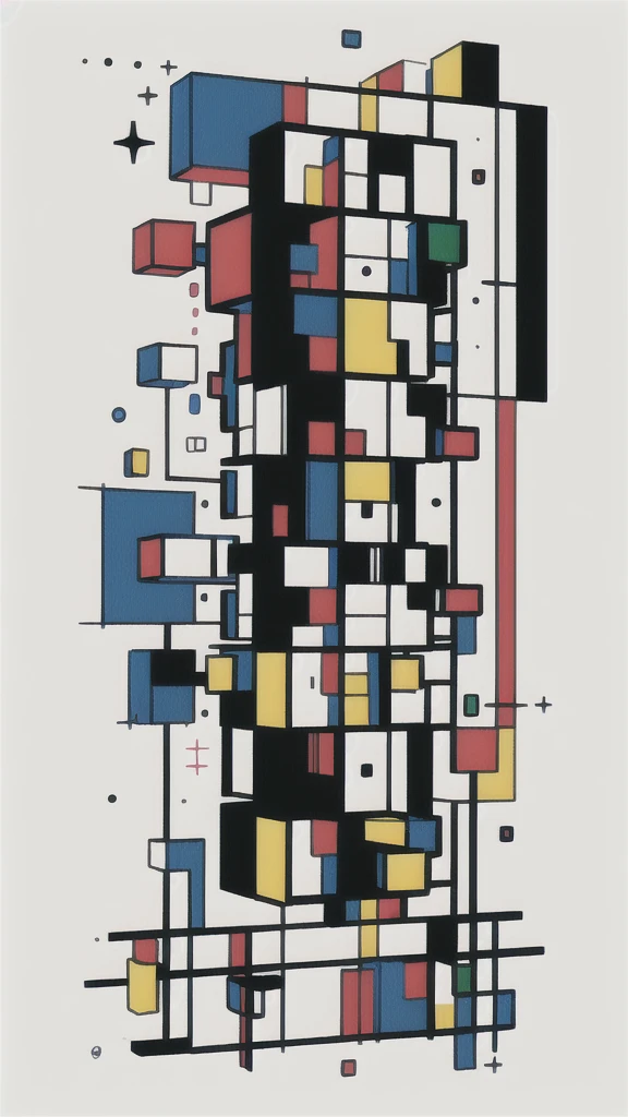 Cubism,Fragmented,Geometric,Multiple Perspectives,Abstract,high density,Intensive、high quality (masterpiece, 最high quality, high quality, High resolution, Very detailed),High resolution、colorful、colorful