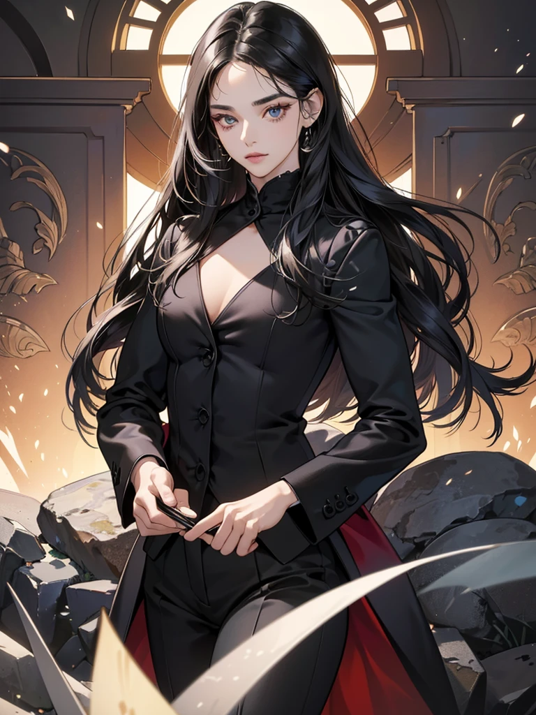 (table top, digital art, digital illustration, 4K, 8ก, Very detailed, beautiful picture, Sharp picture, realistic, raw photos, perfect face, perfect lines, perfect eyes, soft light) 1 woman, (long black hair,have straight hair,Bullish stare,Beauty,woman in suit,Hard makeup,23 yo girl,small tits:1.3),secretary, Handsome man in a suit, (human,man in suit,have good muscles,broad, stable shoulders,adult man,children's hairstyles,A man in his 30s with a cool demeanor,A 28-year-old man smiles brightly.:1.2),lover、couple kissing、romantic、