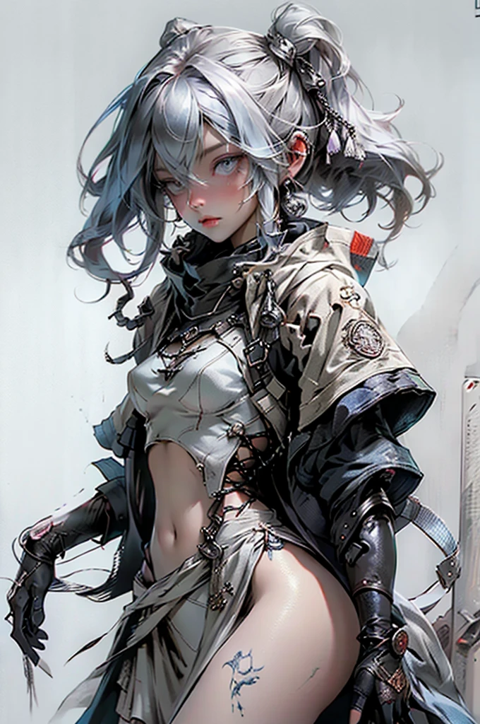 mpts copy
(((Tabletop, Highest quality, Very detailed))), Hand-drawn style, Hand-drawn style, watercolor, sketch, 、woman、knight, Long twin tails、White Background, Plain background, Inspired by Bloodborne, Tattered Bloodborne Outfit, occult aesthetic, occult, Clear blue bikini、Tattered blue and black armor、Steampunk and Gothic Lolita with ntion to detail (Hooded), crown, Long coat, very thin and long legs, Intricate lace-up boots, Fluttering lace flared long Knee length dresses with frilly petticoats, Long dress, Knee length dresses, Petticoat Gothic Lolita, Beautifuall breasts, (((( Very detailed顔))), Small, thin nose, A small, thin-lipped mouth, (((Very sharp focused eyes))), Her very large slitted, precise pale grey eyes shine like jewels.. Very long eyelashes, Silver hair swaying in the wind, Mandala pattern emits shining light, White Background, Very dramatic and cinematic lighting, Tattered old red and white clothes, full body, whole body, body, Space horror, Grimdark