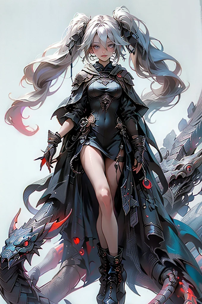 mpts copy
(((Tabletop, Highest quality, Very detailed))), Full body photo、Hand-drawn style, Hand-drawn style, watercolor, sketch, 、woman、knight, Long twin tails、White Background, Plain background, Inspired by Bloodborne, Tattered Bloodborne Outfit, occult aesthetic, occult, Clear blue bikini、Tattered blue and black armor、Steampunk and Gothic Lolita with ntion to detail (Hooded), crown, Long coat, very thin and long legs, Intricate lace-up boots, Fluttering lace flared long Knee length dresses with frilly petticoats, Long dress, Knee length dresses, Petticoat Gothic Lolita, Beautifuall breasts, (((( Very detailed顔))), Small, thin nose, A small, thin-lipped mouth, (((Very sharp focused eyes))), Her very large slitted, precise pale grey eyes shine like jewels.. Very long eyelashes, Silver hair swaying in the wind, Mandala pattern emits shining light, White Background, Very dramatic and cinematic lighting, Tattered old red and white clothes, full body, whole body, body, Space horror, Grimdark