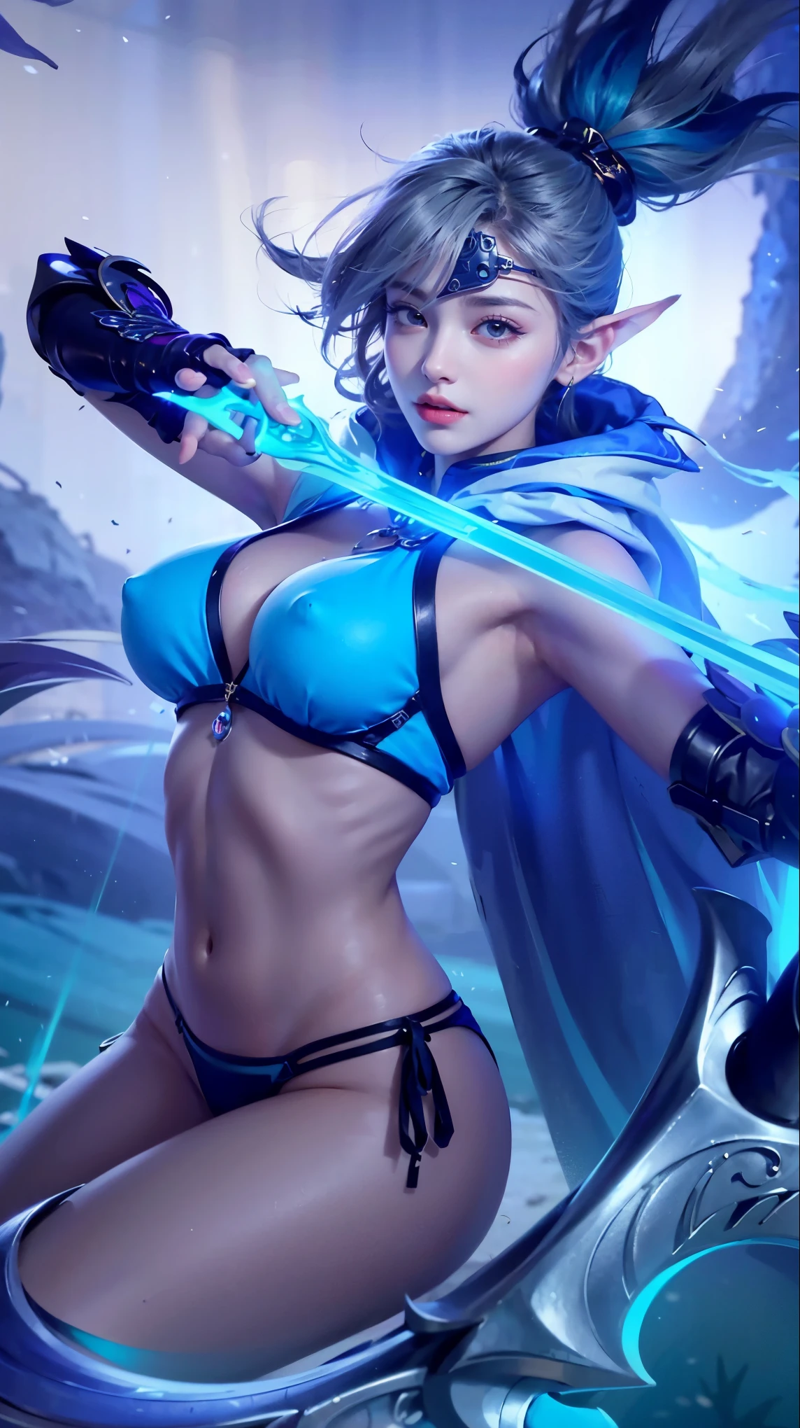 close up of a girl or woman (K-Pop idol), detailed hair , big booobs , shadowbringers cinematic, 4 k detail fantasy, a beautiful fantasy empress, game cg, xianxia fantasy, xianxia hero, 2. 5 d cgi anime fantasy artwork, cinematic goddess close shot, ruan jia and artgerm, wow 4 k detail fantasy, hyper-detailed fantasy character, high definition, hyper- detailed,perfect, fantastic, detailed facial and body skin texture, detail vagina (pussy), detail eyes, detailed everything, hyper realistic.