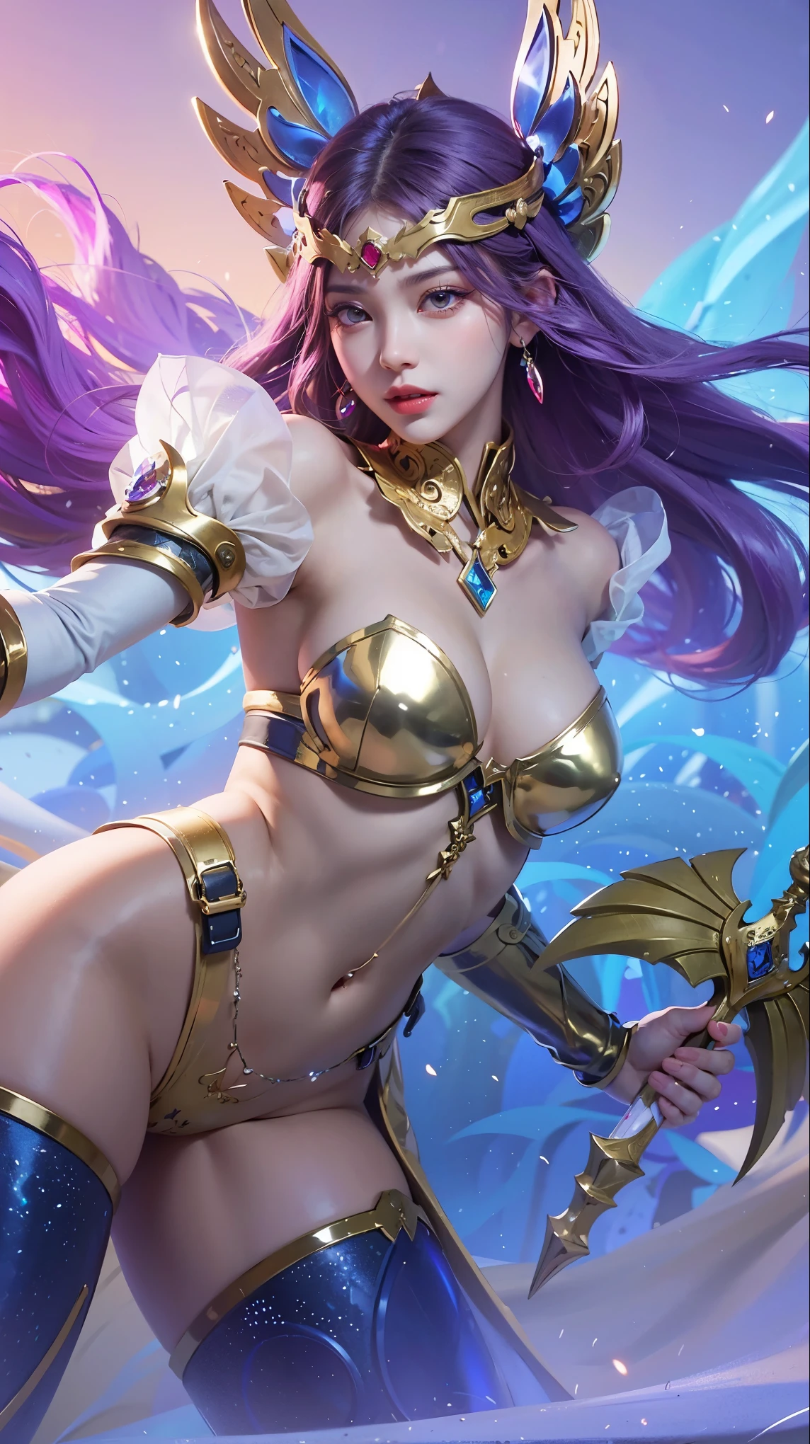 close up of a girl or woman (K-Pop idol), detailed hair , big booobs , shadowbringers cinematic, 4 k detail fantasy, a beautiful fantasy empress, game cg, xianxia fantasy, xianxia hero, 2. 5 d cgi anime fantasy artwork, cinematic goddess close shot, ruan jia and artgerm, wow 4 k detail fantasy, hyper-detailed fantasy character, high definition, hyper- detailed,perfect, fantastic, detailed facial and body skin texture, detail vagina (pussy), detail eyes, detailed everything, hyper realistic.