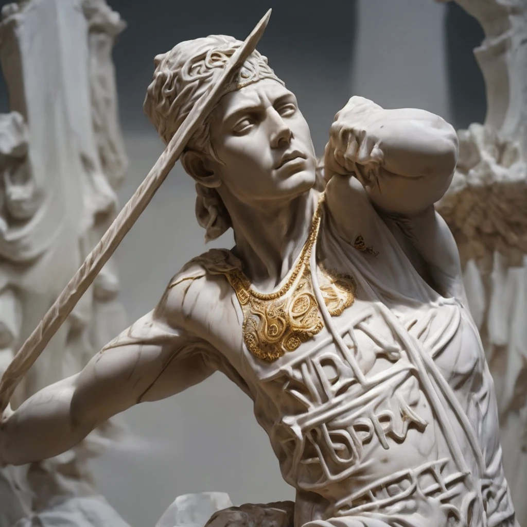 Marble sculptures, figure sculptures, in the style of donatello
donatello
antonio canova
in the style of antonio canova
gian
lorenzo
bernini
in the style of bernini
in the style of lorenzo
in the style of gian
michelangelo
in the style of michelangeloa peasant, a flat pole, baskets, glittering clean picture, high quality, correct hands, a towel around the neck, rich in detail