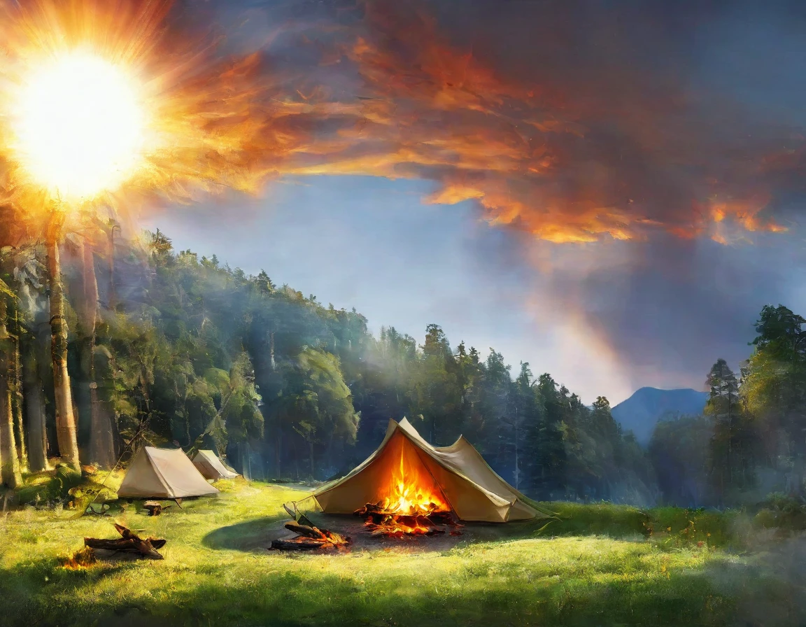 Fire and rain in the camp --auto --s2