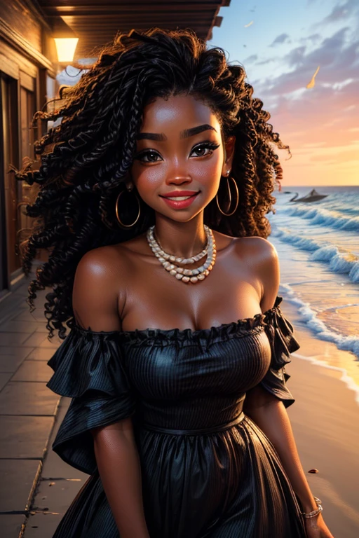 Requests
Copy prompts
((best quality)), ((Artwork)), (detailded), high qualiy, best quality, blackw, drapery, Africana, curly longhair, beautiful strong woman, olhos detaildeds , 18 years old, thick eyebrow, beautiful and soft makeup, fat moana, facial expression making laughing, taking selfie, necklase, looking to the down, background field pool night, people in the background, aretes, maiô blackw
