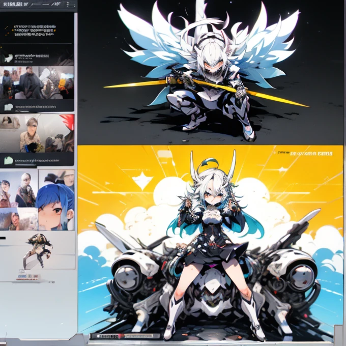 1
a close up of a screen shot of a game with many pictures, style of madhouse studio anime, anime painter studio, visual novel cg, trending at cgstation, skill ability art, anime trending artwork, 8k!!, various artworks, trending on pixiv, inspired gacha club game, anime artwork, ufotable studio art style, extended art
2
a close up of a screen shot of a game with many pictures, a picture by Kanbun Master, trending on pixiv, process art, style of madhouse studio anime, anime painter studio, visual novel cg, trending at cgstation, skill ability art, anime trending artwork, 8k!!, various artworks, anime artwork, inspired gacha club game1
a close up of a person sitting on a floor with a sword, from arknights, the anime girl is crouching, seductive anime girl, beautiful anime girl squatting, extremely detailed artgerm, keqing from genshin impact, full body xianxia, azur lane style, mechanized valkyrie girl, splash art anime , shadowverse style
2
a close up of a person sitting on a floor with a sword, an anime drawing by Shitao, pixiv, fantasy art, from arknights, the anime girl is crouching, seductive anime girl, beautiful anime girl squatting, extremely detailed artgerm, keqing from genshin impact, full body xianxia, mechanized valkyrie girl