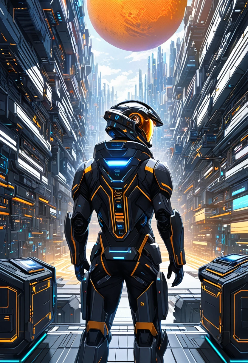 Ultra high quality,Science Fiction,男生Back,Back,Science Fiction,science and technology ,Digital,Computer World,Code,Code世界,整个世界都是Code