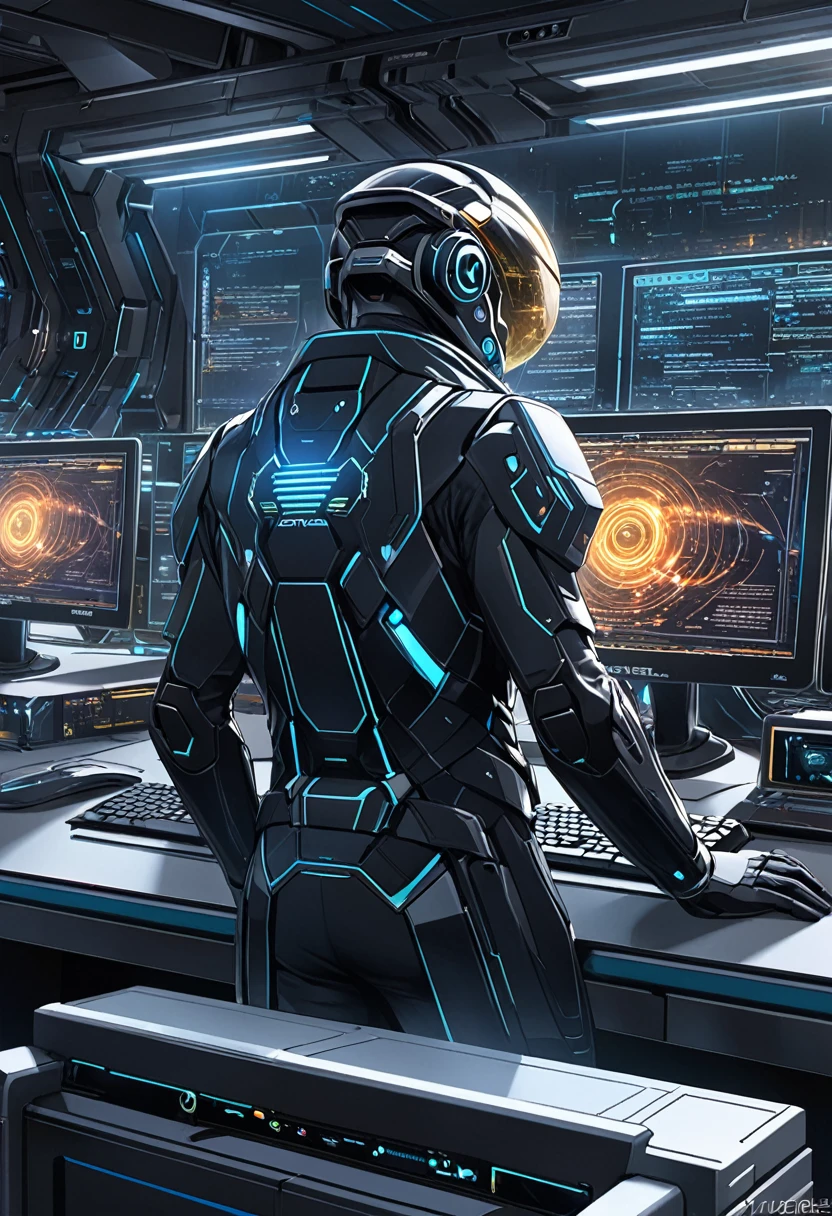 Ultra high quality,Science Fiction,男生Back,Back,Science Fiction,science and technology ,Digital,Computer World,Code,Code世界,整个世界都是Code