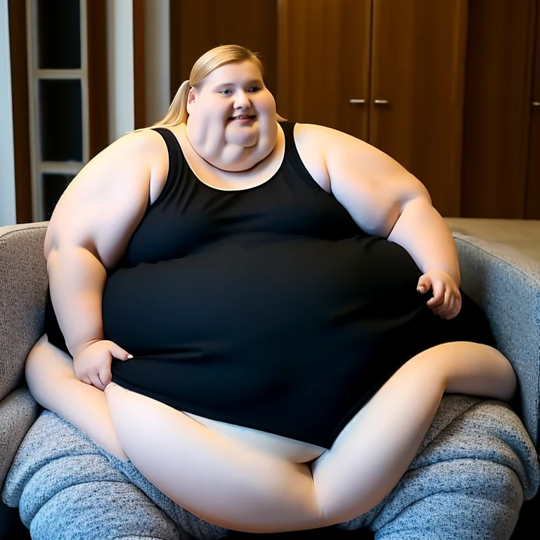 Extremely Morbidly Obese Lithuanian girl