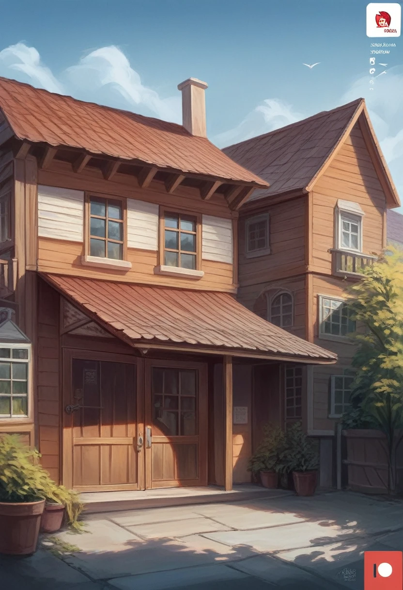 
a close up of a house with a roof and a door with the words estrategas inmobiliarios, digital art by Elias Ravanetti, instagram, digital art, realisitc, realistic, realisitc photo, realistic 3 d style, logo design, 3 d logo, realistic art, looks realistic, realistic ”, realistic”, reallistic, minimalistic logo
