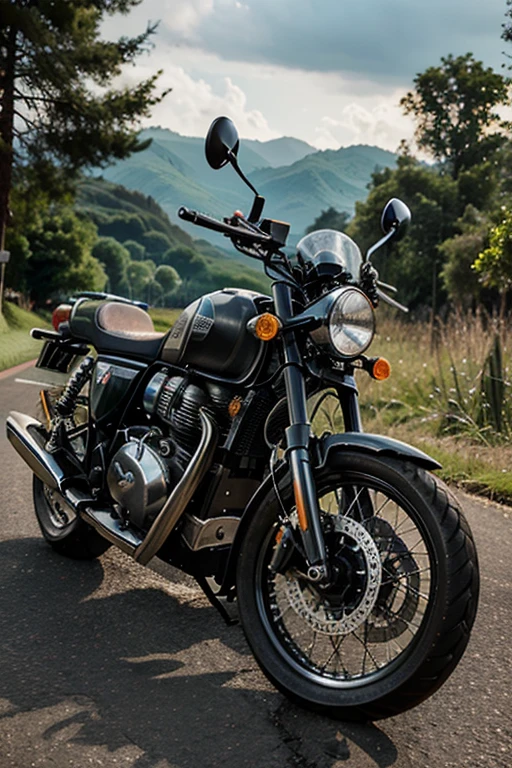 Royal Enfield , Interceptor 650 , extremely detailed wallpaper, 4K, 1 headlight, Touring,